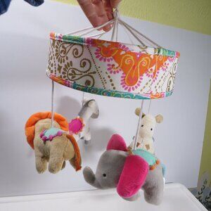 Baby Plush Animal mobile (soft animals Elephant, Lion, Giraffe, Donkey)